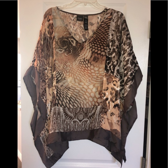 Chico's Tops - CHICOs poncho blouse size L/XL